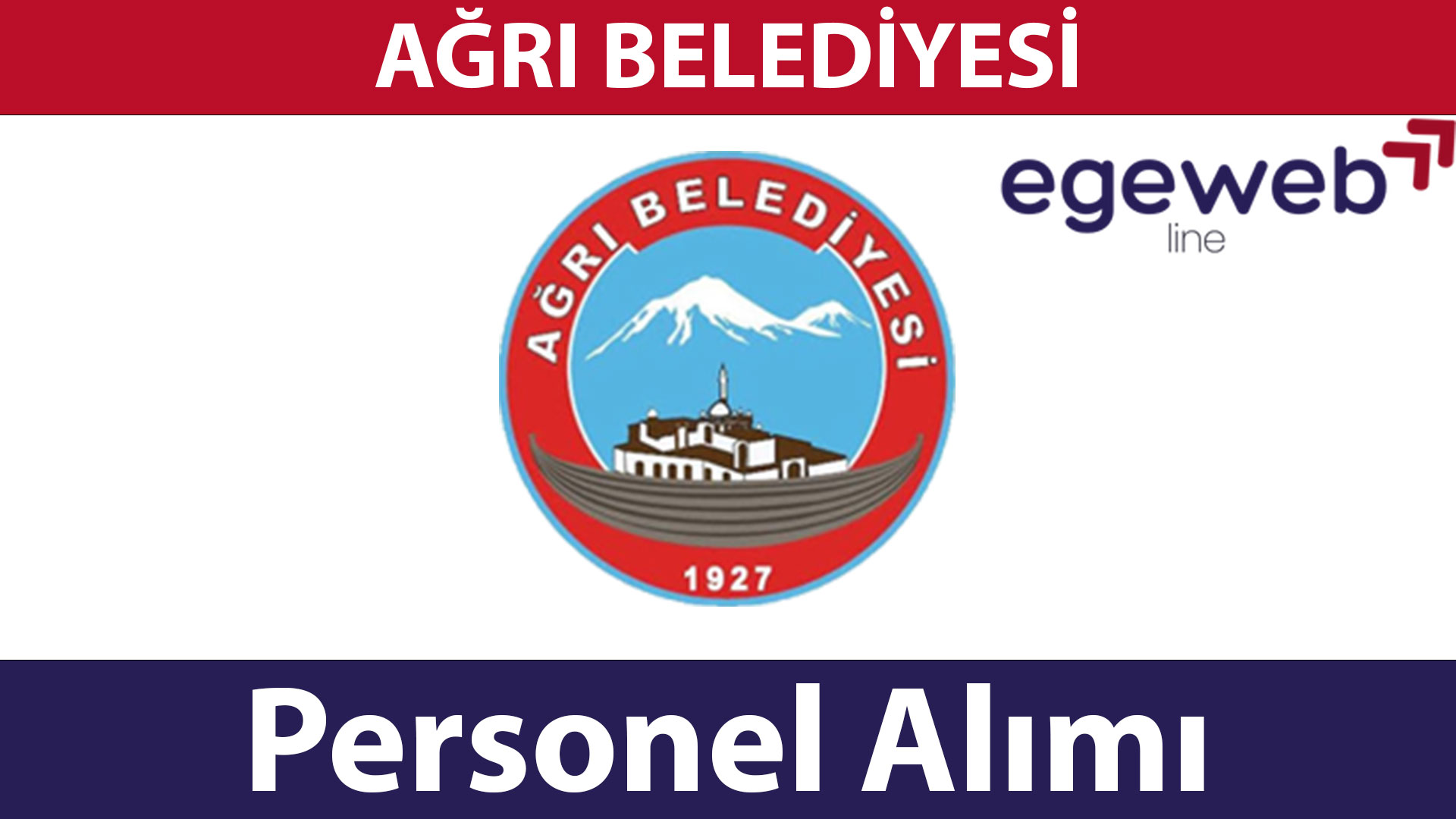 Ağrı Belediyesi 2025 Personel Alımları