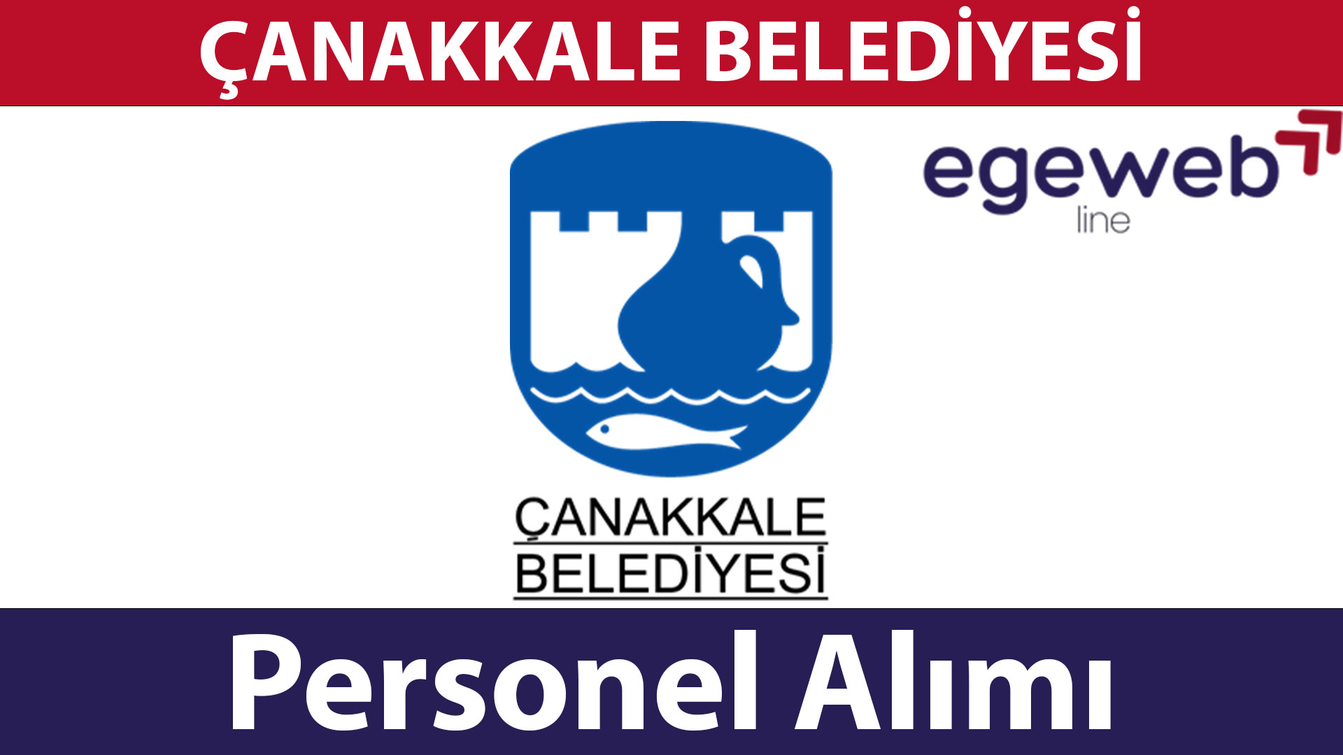 Çanakkale Belediyesi 2025 Personel Alımları