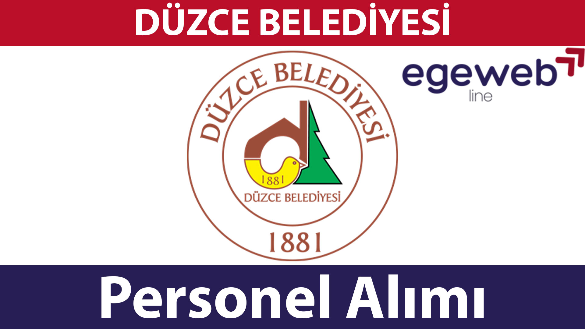 Düzce Belediyesi 2025 Personel Alımları