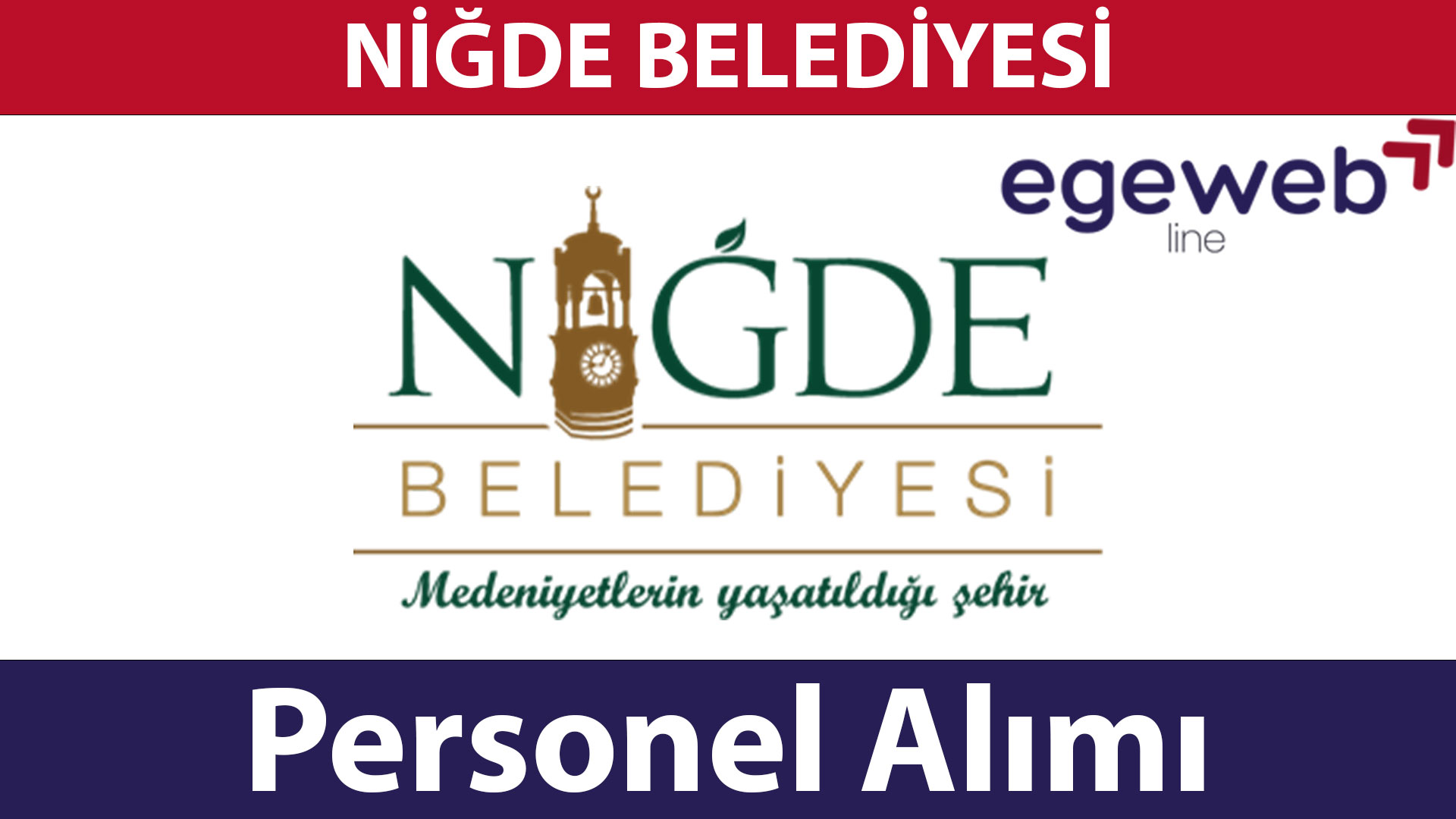 Niğde Belediyesi 2025 Personel Alımı