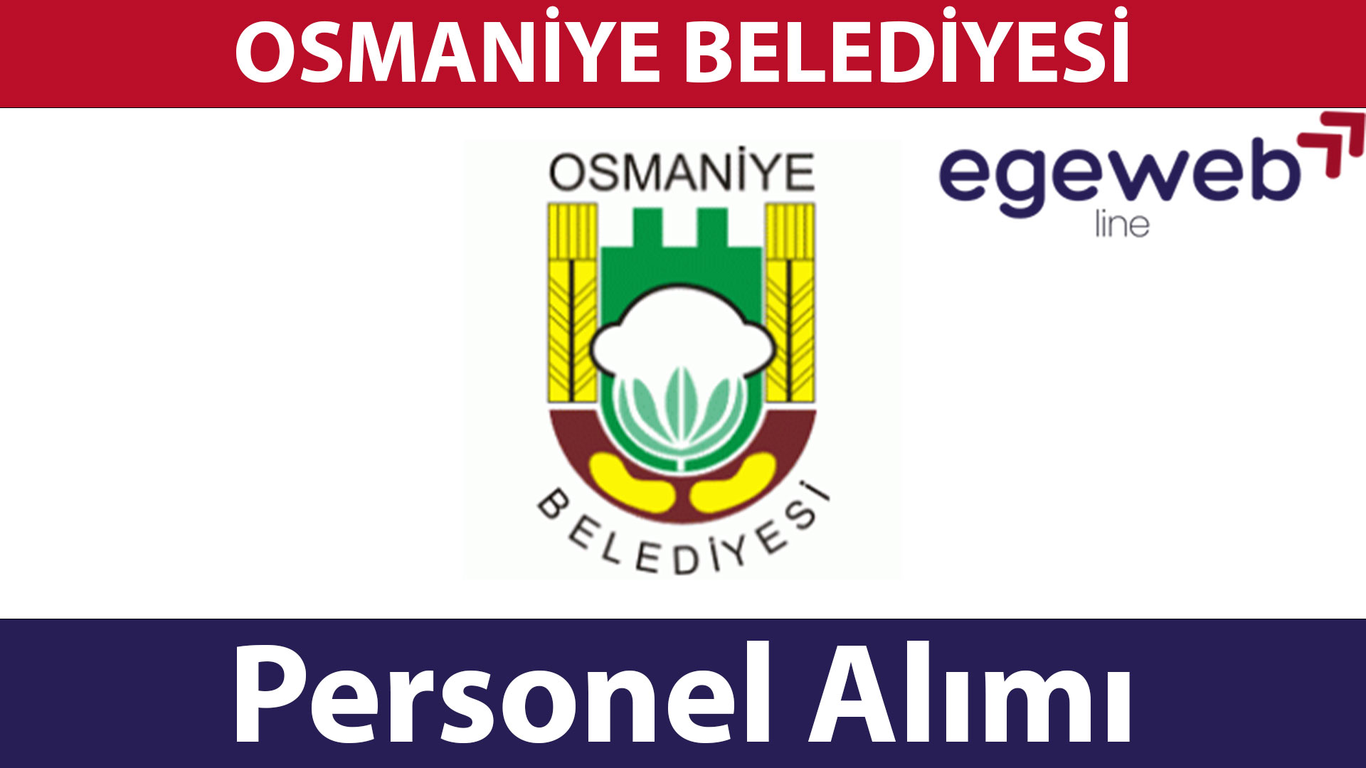 Osmaniye Belediyesi 2025 Personel Alımları